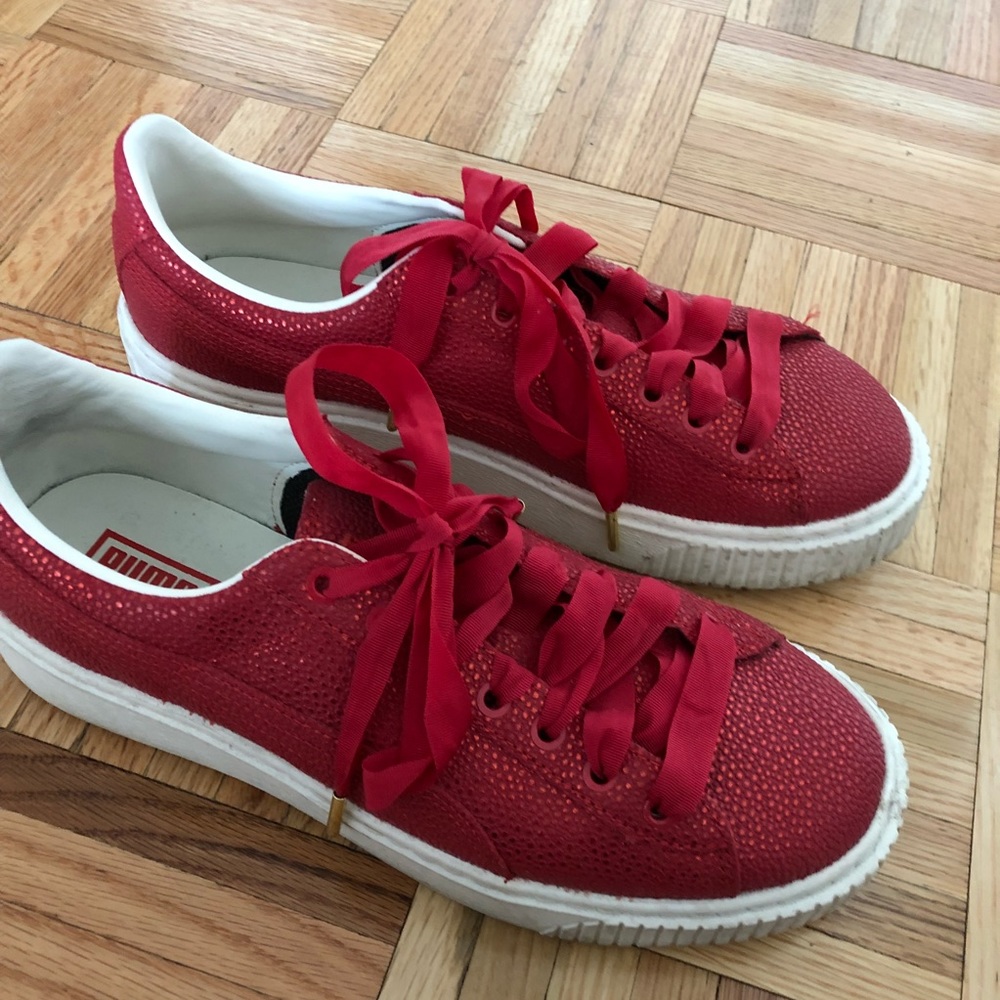 Red Puma Shoes - Picture 2 of 4